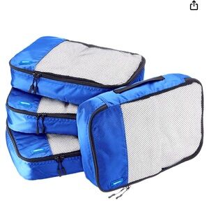 Amazon Basics 4 Piece Packing Travel Organizer